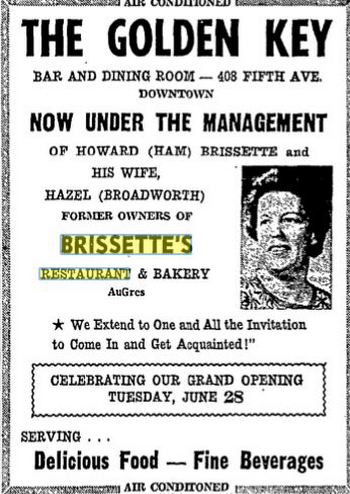 Lutzs Truck Stop and Motel (Brissettes Restaurant) - June 1966 Brissettes (newer photo)